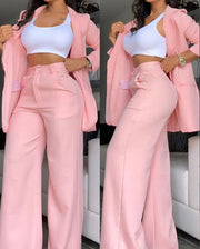 Women's Stampede 2-Piece Straight-Leg Pants Suit