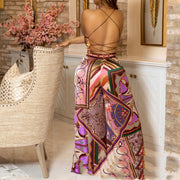 Temptress Tones Wide Leg Women's Pants Suit
