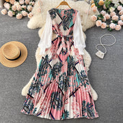 Women's High Fashion Ripple Blend Dress
