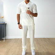 Polo Short Sleeve 2-Piece Men's Suit