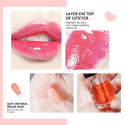 Ibcccndc Lip Gloss Lipstick Moisturizing And Nourishing Lip Lacquer Transparent Toot Lip Gloss