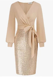 Sheath Fishtail Off-the-Shoulder Evening Dress