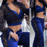 Women's Elixir de Nuit Lace 2-Piece Suit Set